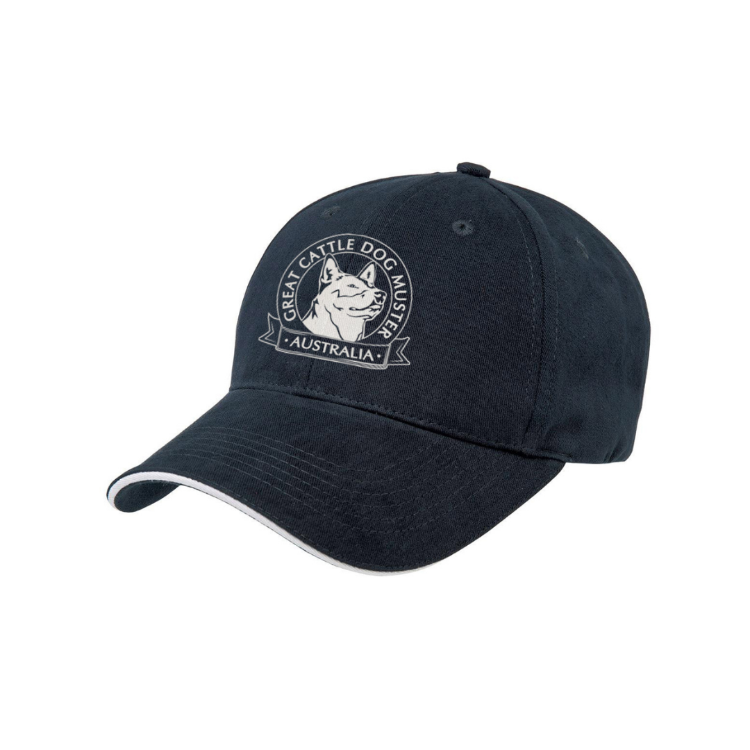 Caps - Navy • The Great Cattle Dog Muster